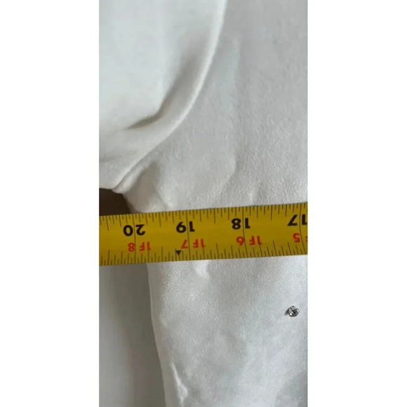 Zara Womens Short Sleeve with Crystal White Floral T Shirt Dress Sz L - Picture 9 of 13